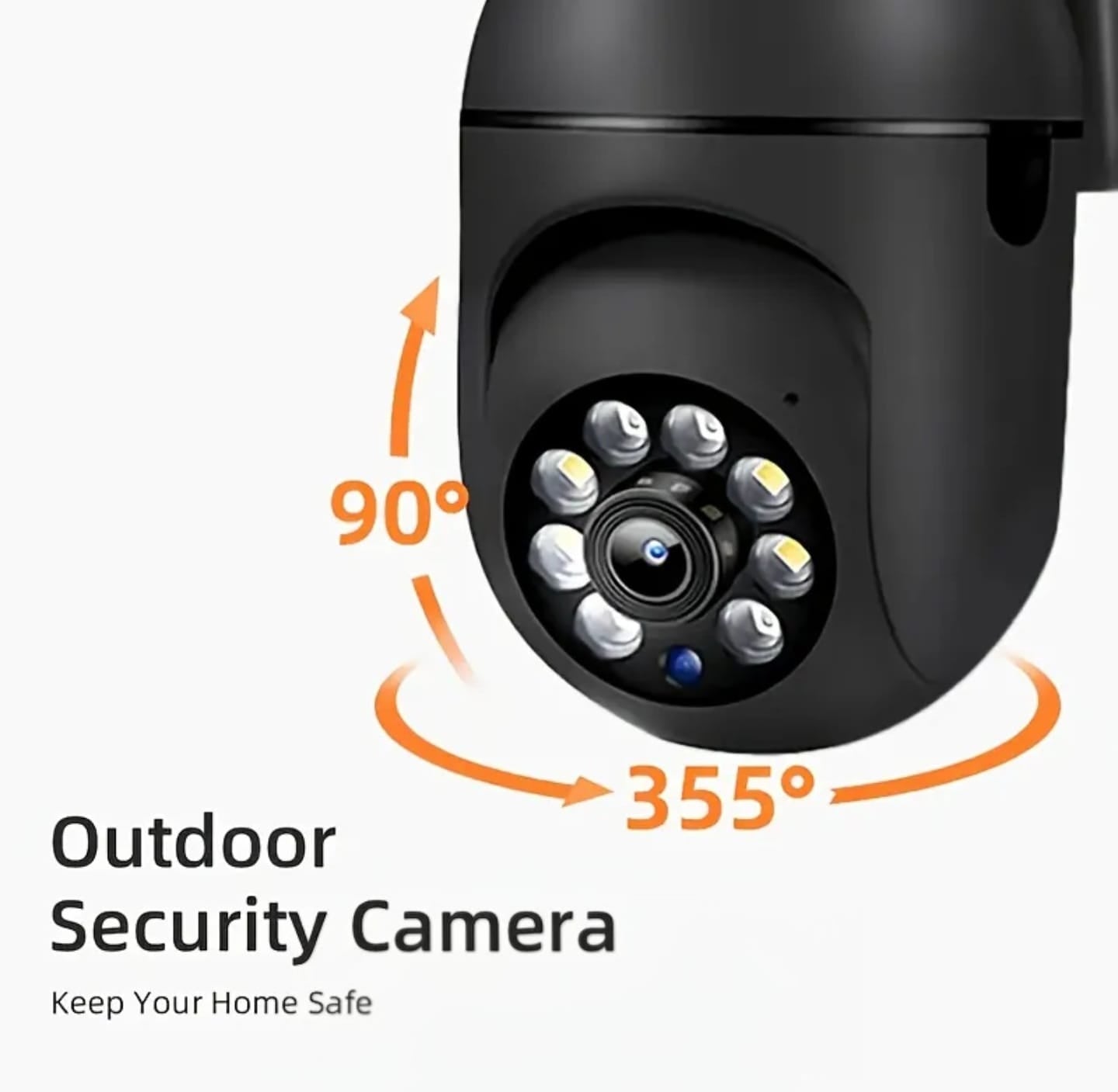 1080P Outdoor WiFi Security Camera 2.4GHz | Night Vision | Motion Detection | Two-Way Audio
